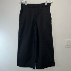 COS Women's  Black Wide Leg Cropped  Pants Size 6